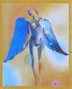 Angel - Original Painting by Keith Howchi Kilburn